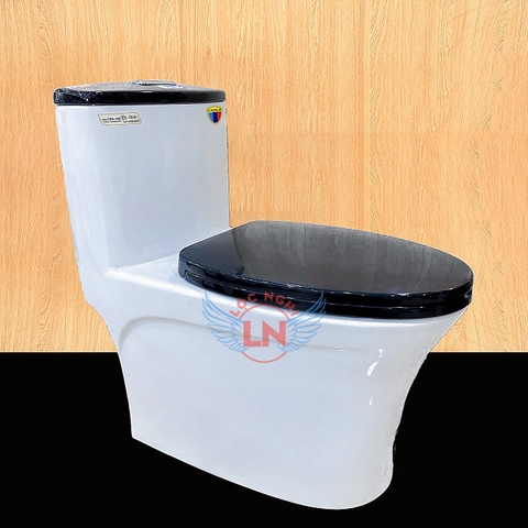 Bồn cầu 1 khối Capila CPL110 nắp đen