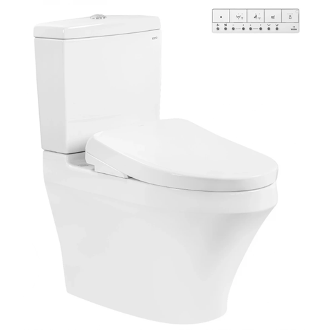 Bồn Cầu 2 Khối TOTO CS948CDW23 Washlet Giấu Dây Nắp TCF47360GAA S7