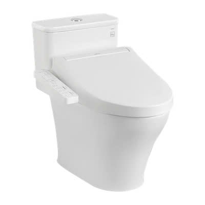 Bồn cầu 1 khối TOTO MS857CDW17#XW kèm nắp rửa điện tử WASHLET dòng C2 – TCF23460AAA (giấu dây)
