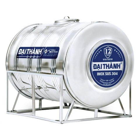 Bồn nước Inox 3000 lít ngang Đại Thành I304 (3000l)