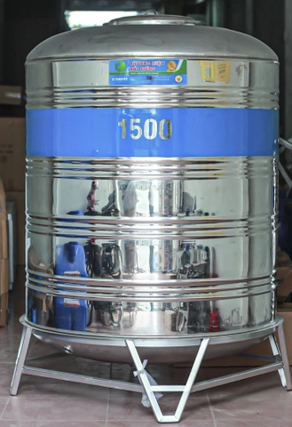 Bồn nước Inox 1500 lít đứng Toàn Mỹ