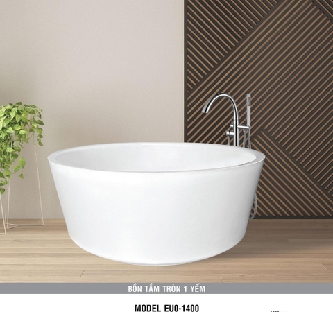 Bồn tắm Oval Euroca EU0-1400 dài 1m4 đặt sàn