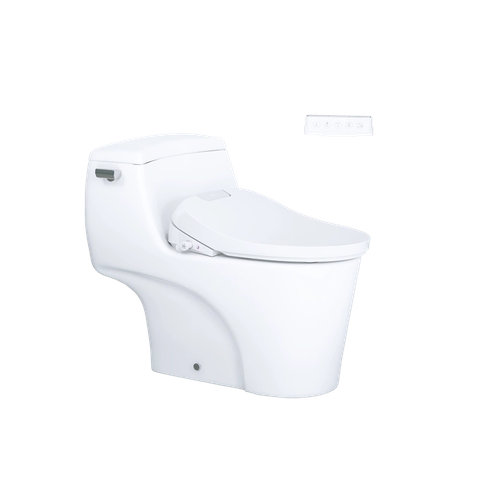 Bồn Cầu 1 khối CAESAR C1353F Nắp Rửa Điện Tử TAF610H