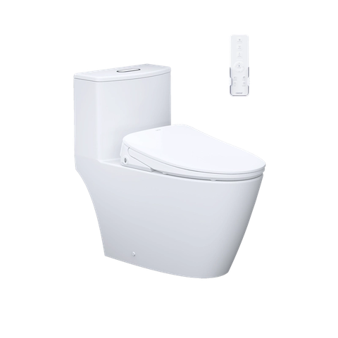 Bồn Cầu 1 khối CAESAR C1363F Nắp Rửa Điện Tử TAF710H
