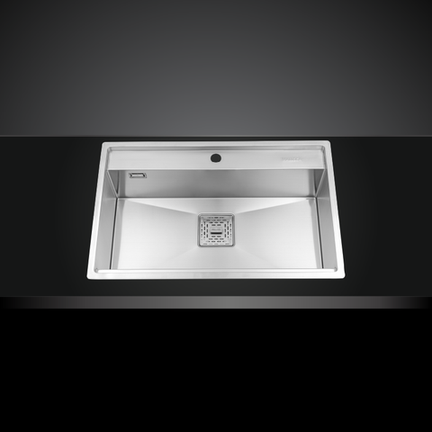 Chậu rửa chén inox Malloca MS 6302 ST dài 75cm