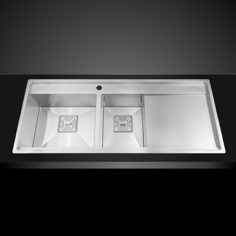 Chậu rửa chén inox Malloca MS 6306 ST dài 1m16cm