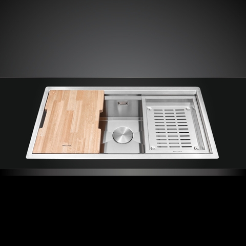 Chậu rửa chén inox Malloca MS 781 dài 76cm