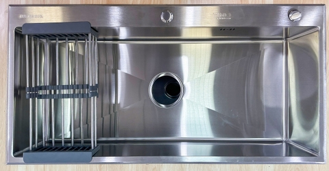 Chậu rửa chén Timo 10050 Inox 304 dài 100 cm dầy 3.5mm