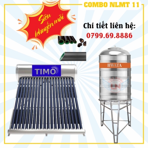 COMBO NLMT 12 Máy nước nóng năng lượng mặt trời Timo 150l I304