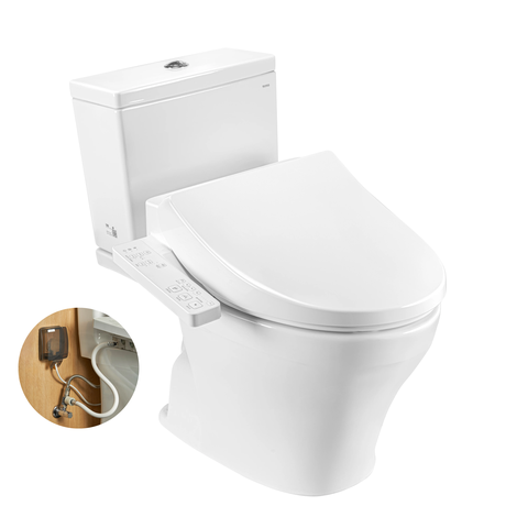 Bồn Cầu 2 Khối TOTO CS326DW26#XW kèm nắp rửa điện tử WASHLET S2- TCF33461GAA