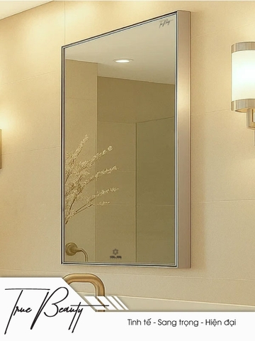 Gương GLS BF5SR30 viền nhôm 50x70
