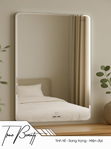 Gương GLS BS00R51 trơn đứng vát cạnh 60x80