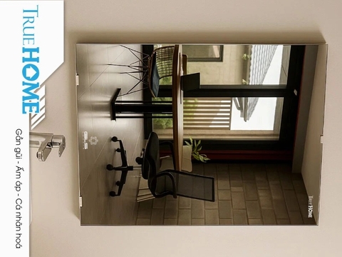 Gương GLS HS00R60 trơn chữ nhật ngang 80x60