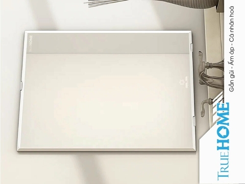 Gương GLS HS00R51 trơn chữ nhật ngang vát cạnh 80x60