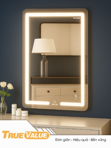 Gương led GLS VQ35R38 đứng 50x70