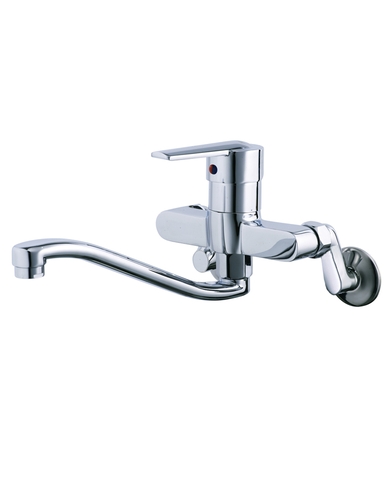 Vòi chậu rửa chén Caesar K376C nóng lạnh gắn tường