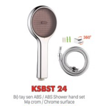 Bộ tay sen nhựa mạ crom KSN KSBST24