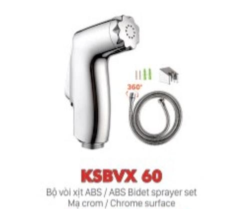 Vòi xịt vệ sinh KSN KSBVX-60
