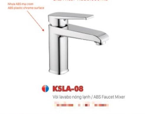 Vòi lavabo chậu rửa mặt KSN KSLA-08 nóng lạnh