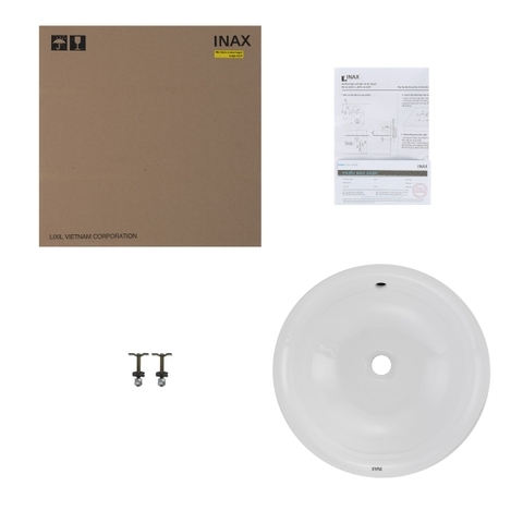 Lavabo chậu rửa mặt INAX L-445V đặt bàn (L445V)