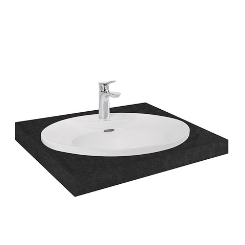 Lavabo chậu rửa mặt TOTO L909C#XW bán âm sứ chống bám bẩn