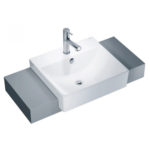 Lavabo Caesar LF5301 Bán Âm Dương Vành
