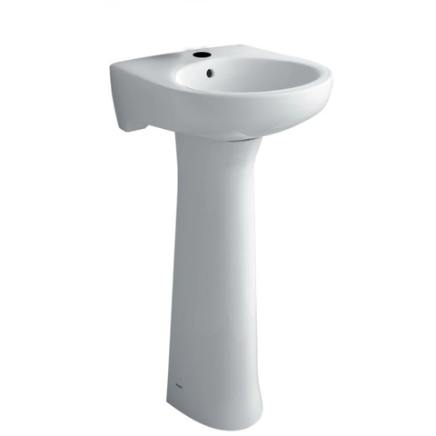 Lavabo chậu rửa mặt INAX L-284V treo tường + chân dài (L284V)