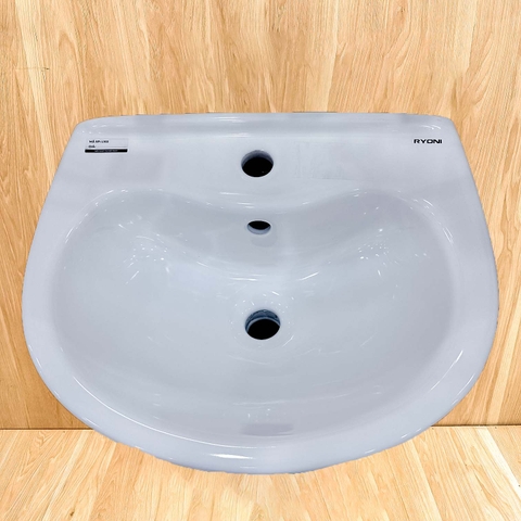 Lavabo chậu rửa mặt Ryoni L102 treo tường