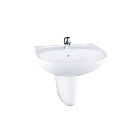 Lavabo chậu rửa mặt TOTO LHT236CS#W treo tường chân ngắn