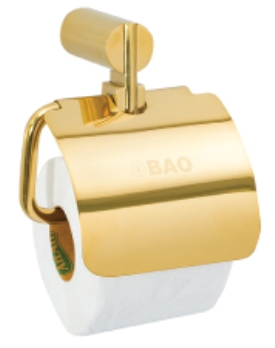 Hộp đựng giấy vệ sinh Inox Bao M6-603V mạ vàng - Phụ kiện nhà vệ sinh, nhà tắm