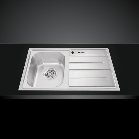 Chậu rửa chén inox Malloca MS 1017 NEW dài 80cm