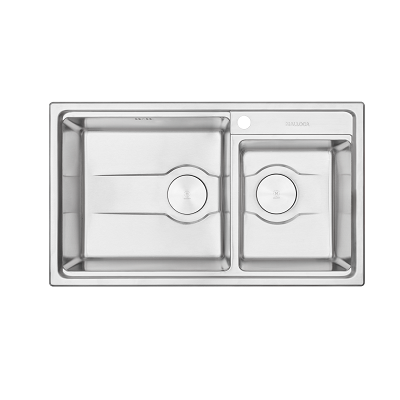 Chậu rửa chén inox Malloca MS 5082W dài 82cm