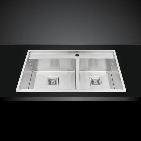 Chậu rửa chén inox Malloca MS 6304T dài 86cm