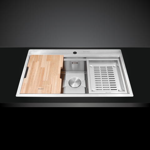 Chậu rửa chén inox Malloca Slide MS 861 dài 86cm