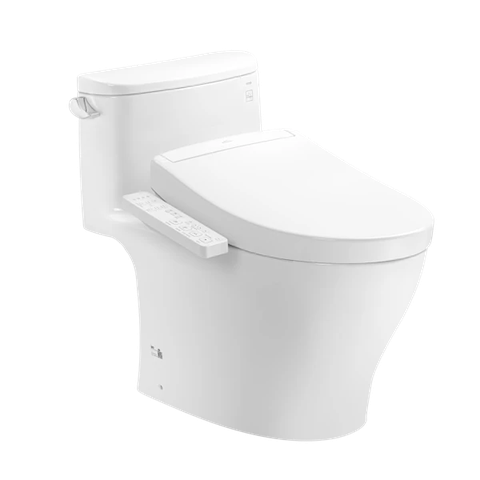 Bồn cầu 1 khối TOTO MS887CRW24#XW kèm nắp rửa điện tử WASHLET S2- TCF33461GAA