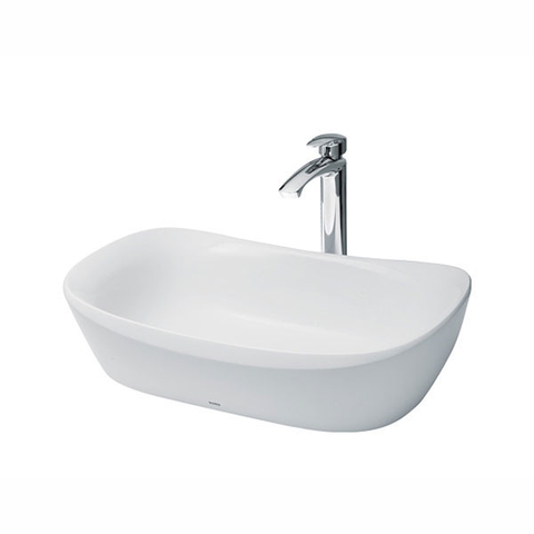 Lavabo chậu rửa mặt TOTO PJS07WE#GW đá cẩm thạch nhân tạo cao cấp