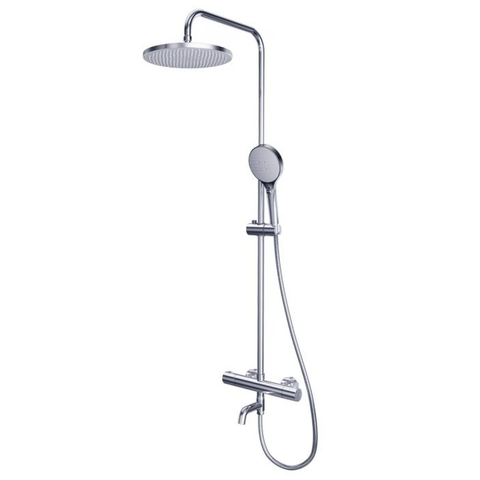 Vòi Sen Cây Caesar S1038S Nhiệt Độ Tắm Đứng Tay Sen Massage 3 Chế Độ