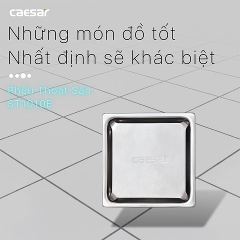 Phễu thoát sàn Caesar ST1010E (thoát Φ 60)