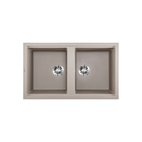 Chậu rửa chén đá Malloca Champagne K-45095 dài 86cm