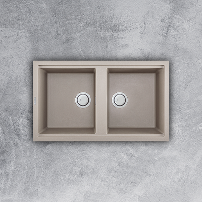 Chậu rửa chén đá Malloca TORTORA K-45043 dài 86cm