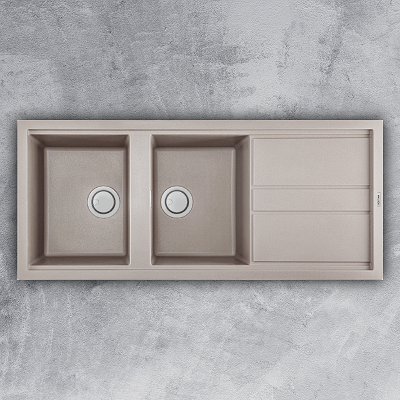 Chậu rửa chén đá Malloca TORTORA K-50043 dài 1m16