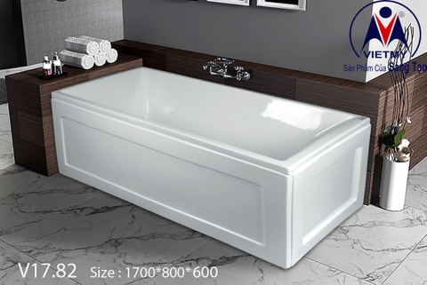 Bồn tắm dài Việt Mỹ V.1782 dài 1m7