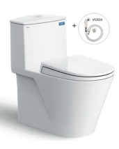 Bồn cầu 1 khối Viglacera V817 tặng kèm xịt vệ sinh VG826 + Van VG853