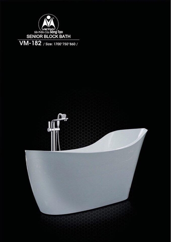 Bồn tắm lập thể Việt Mỹ VM-182 dài 1m7