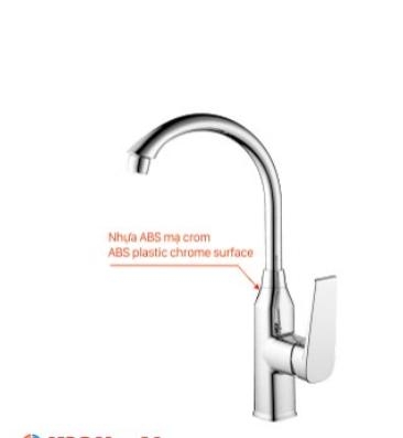 Vòi chậu rửa chén KSN KSOM-46 nóng lạnh