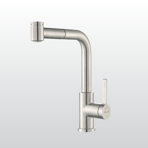 Vòi chậu rửa chén Malloca LuxSteel K066-PO