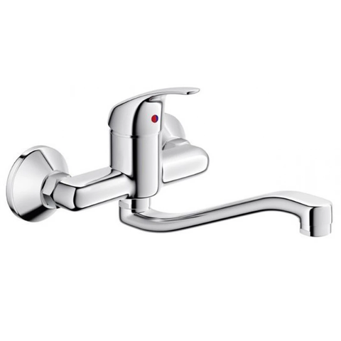 Vòi chậu rửa chén Viglacera VG701 nóng lạnh gắn tường