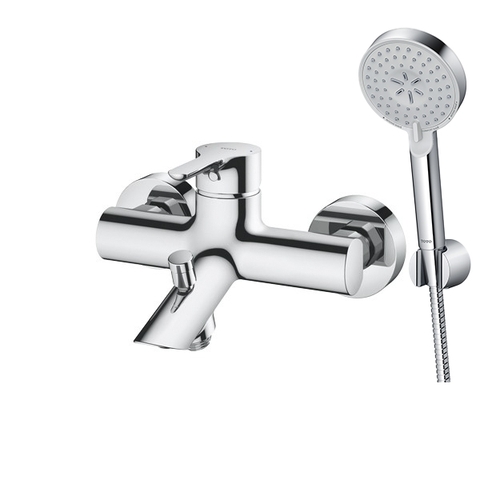 Bộ vòi sen tắm TOTO TBS01302V/TBW07009A nóng lạnh