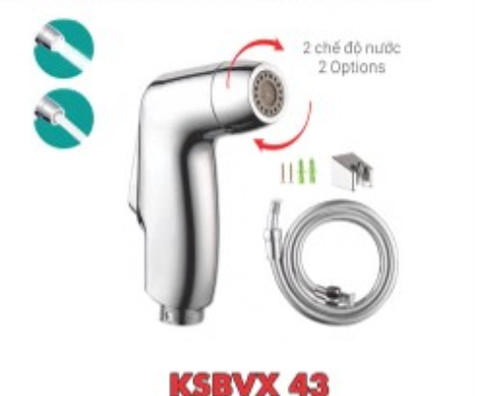 Vòi xịt vệ sinh KSN KSBVX-43