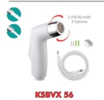 Vòi xịt vệ sinh KSN KSBVX-56